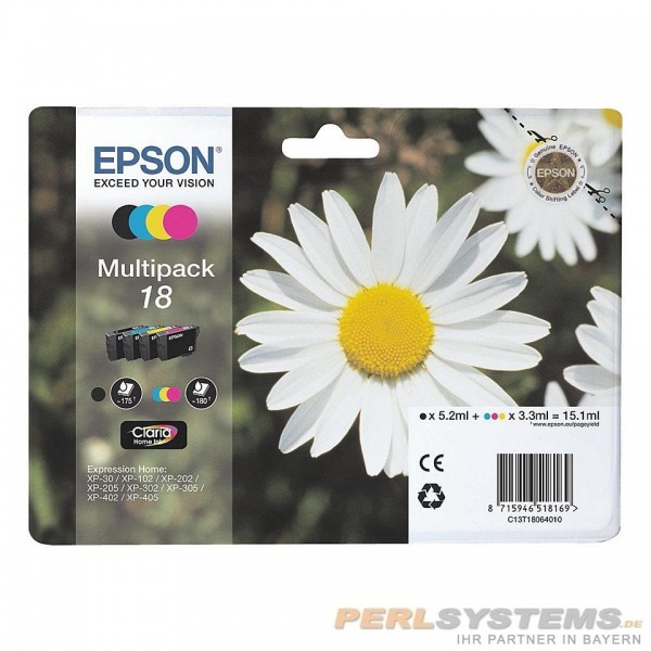 Epson T180640 Tinte Multipack Expression Home XP-102