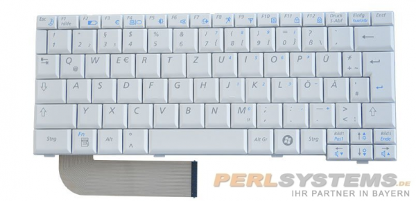 Samsung Tastatur Keyboard GERMAN N120 N510 Weiß BA59-02522C