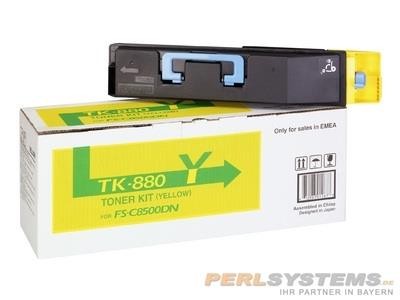 Kyocera TK-880Y Toner Yellow für Kyocera FS-C8500DN 1T02KAANL0