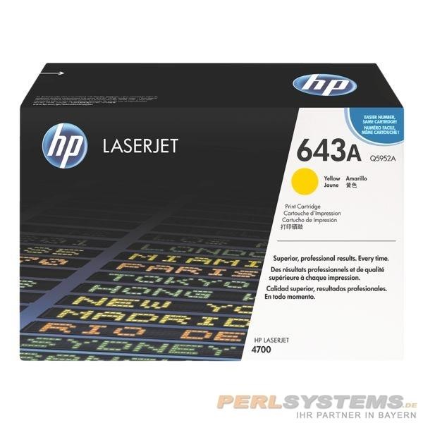HP 643A Toner Yellow für HP Color LaserJet 4700DN Q5952A