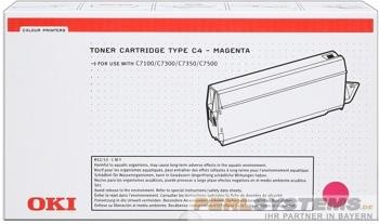 OKI Toner Magenta C7100 C7300 C7350 C7500 41963006