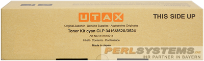 UTAX CLP3416 Toner Cyan 4441610011 8000 Seiten 5% Deckung