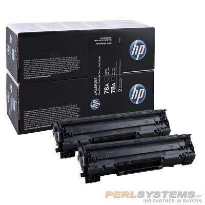 HP 78A Toner Black für LaserJet P1566 P1606 M1536DNF Doppelpack CE278AD