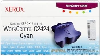 Xerox Solid Ink cyan fürWorkcentre C2424 (3er Pack)