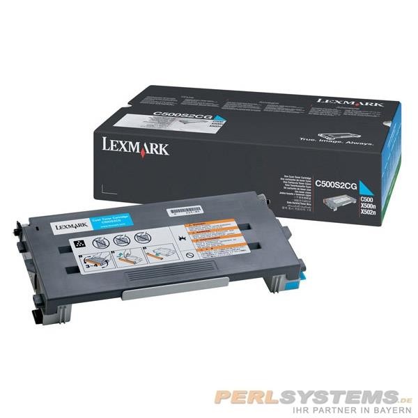 Lexmark Toner C500S2CG für C500 X500 X502 Cyan 1.500 Seiten