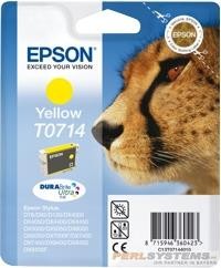 Epson Tintenpatrone T0714 Yellow für Stylus D78 D92 D120 DX4000