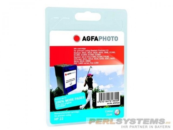 AGFAPHOTO HP22C HP PSC1410 Tinte Color